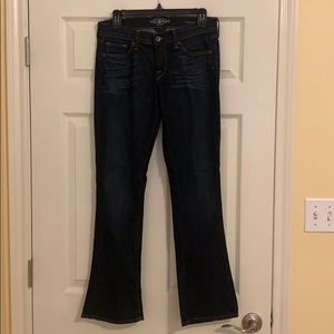 Lucky Brand Dark wash Charlie Baby Boot Jeans